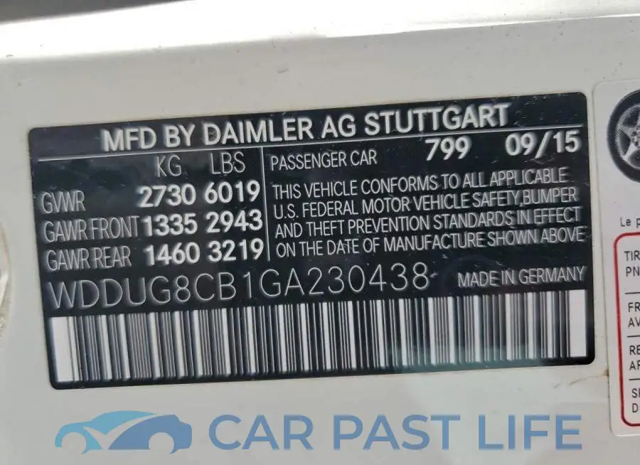 WDDUG8CB1GA230438# 12