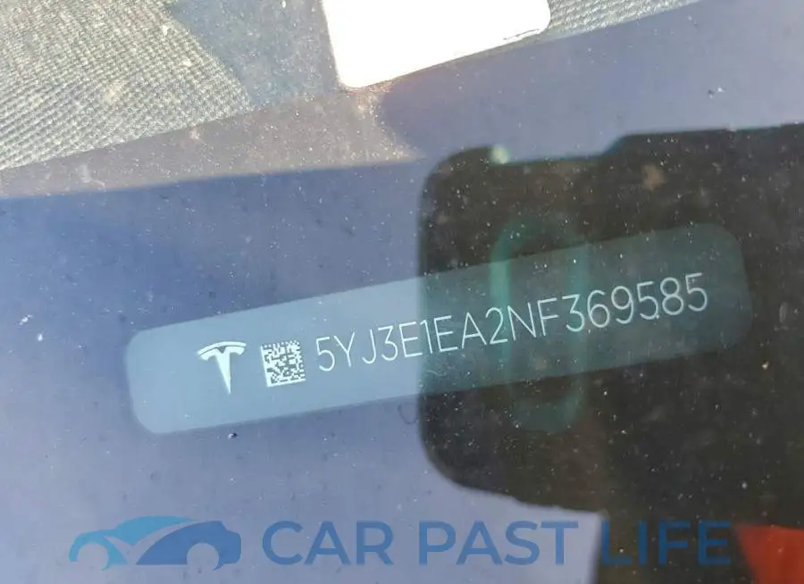 5YJ3E1EA2NF369585# 12