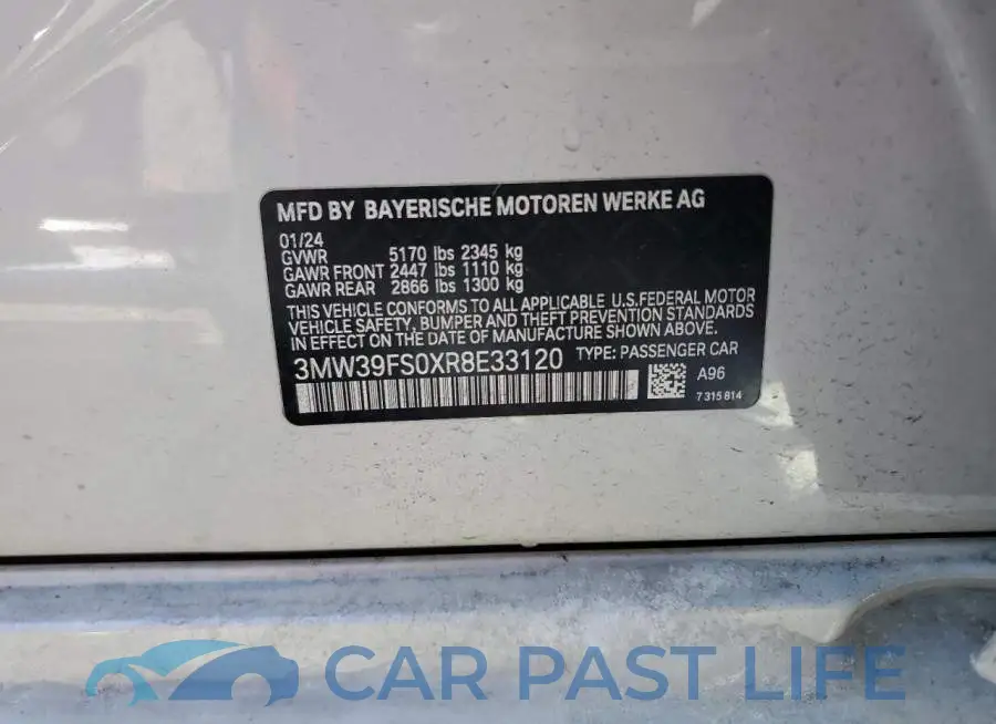 3MW39FS0XR8E33120# 12