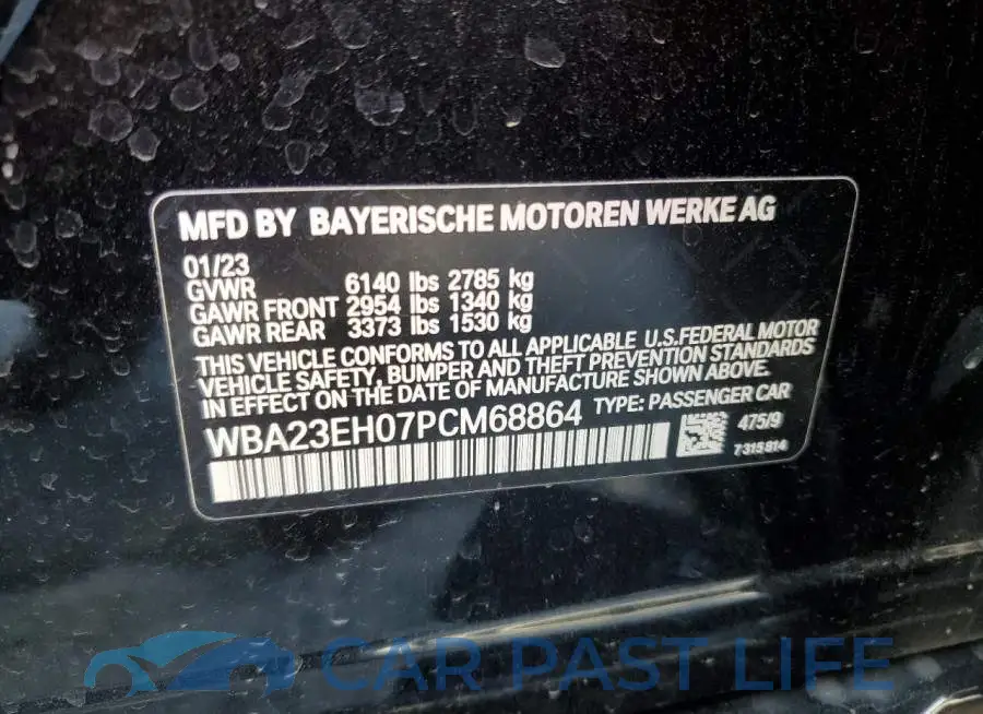 WBA23EH07PCM68864# 13
