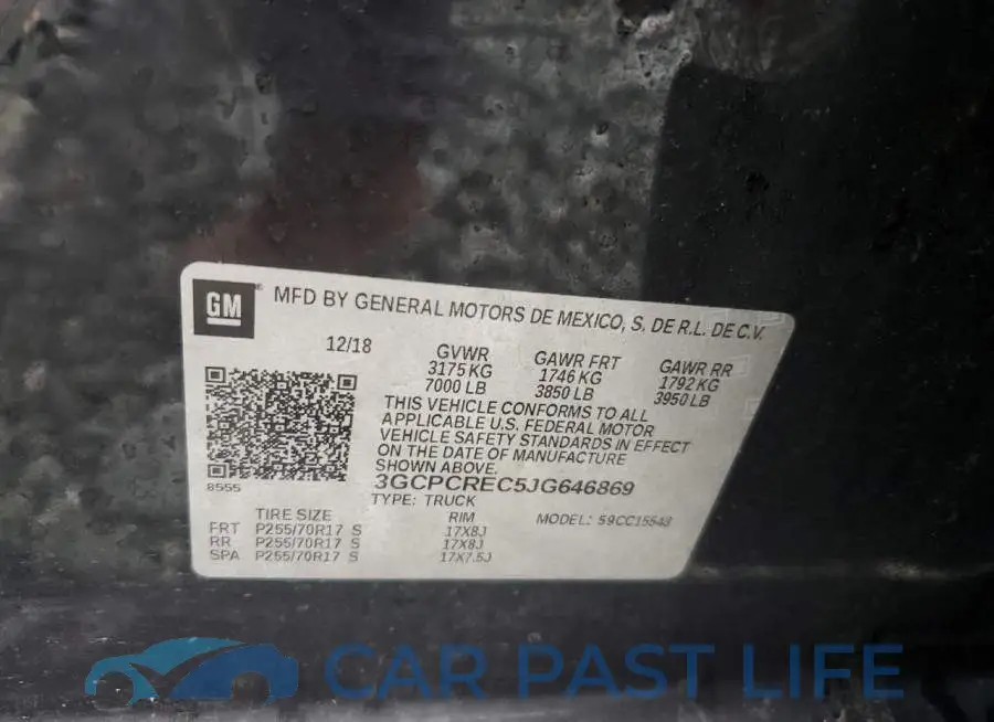 3GCPCREC5JG646869# 12