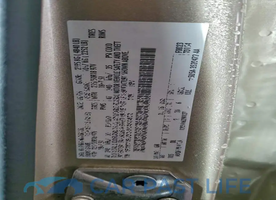 1FMCU9J92HUA98452# 13