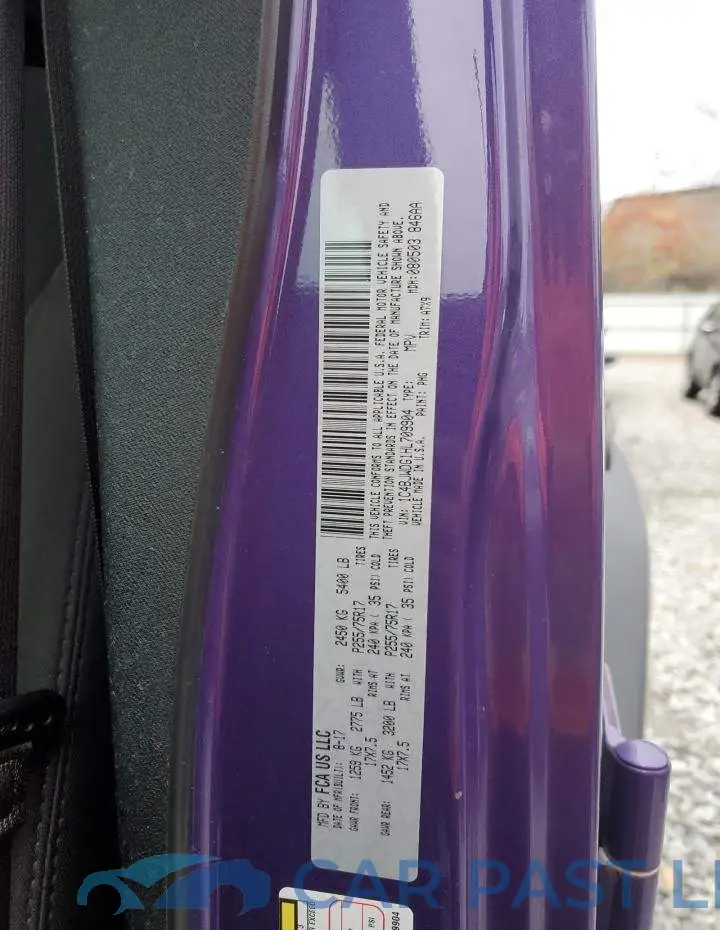 1C4BJWDG1HL709904# 13