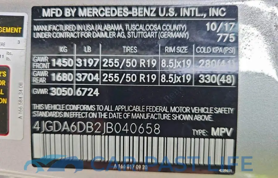 4JGDA6DB2JB040658# 10