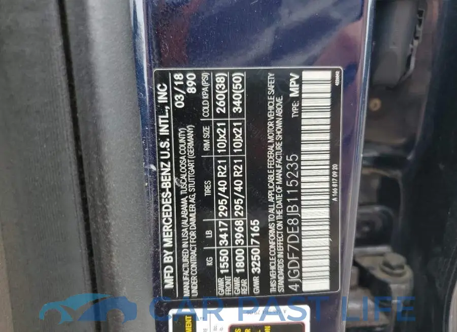 4JGDF7DE8JB115235# 13
