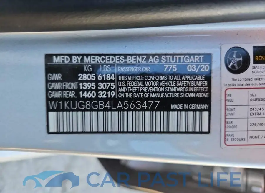 W1KUG8GB4LA563477# 13