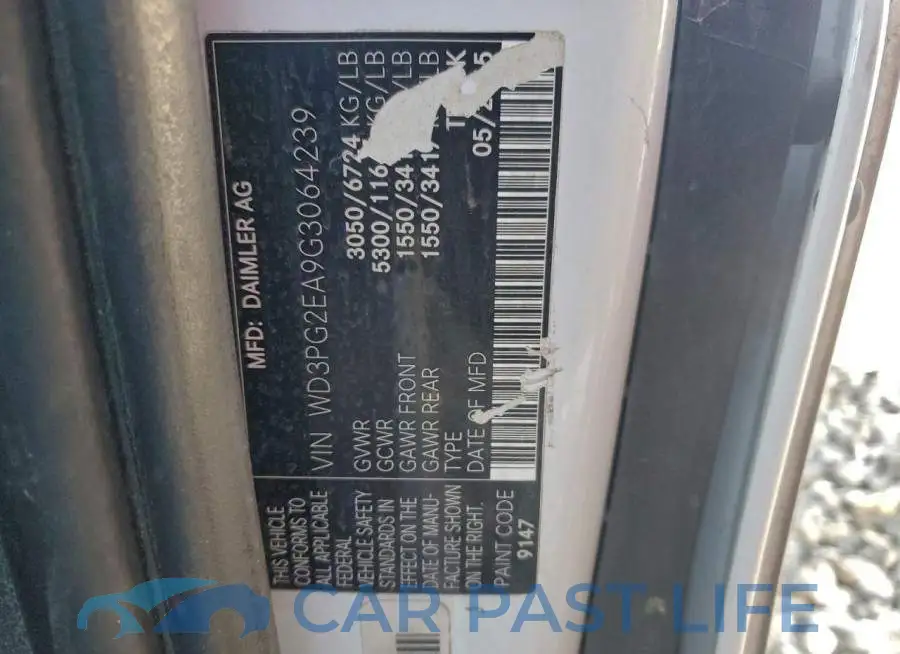 WD3PG2EA9G3064239# 13
