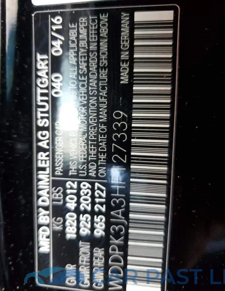 WDDPK3JA3HF127339# 12