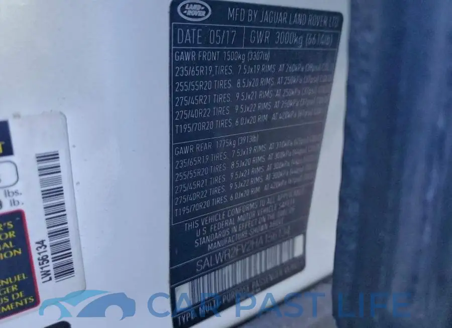 SALWR2FV2HA156134# 13