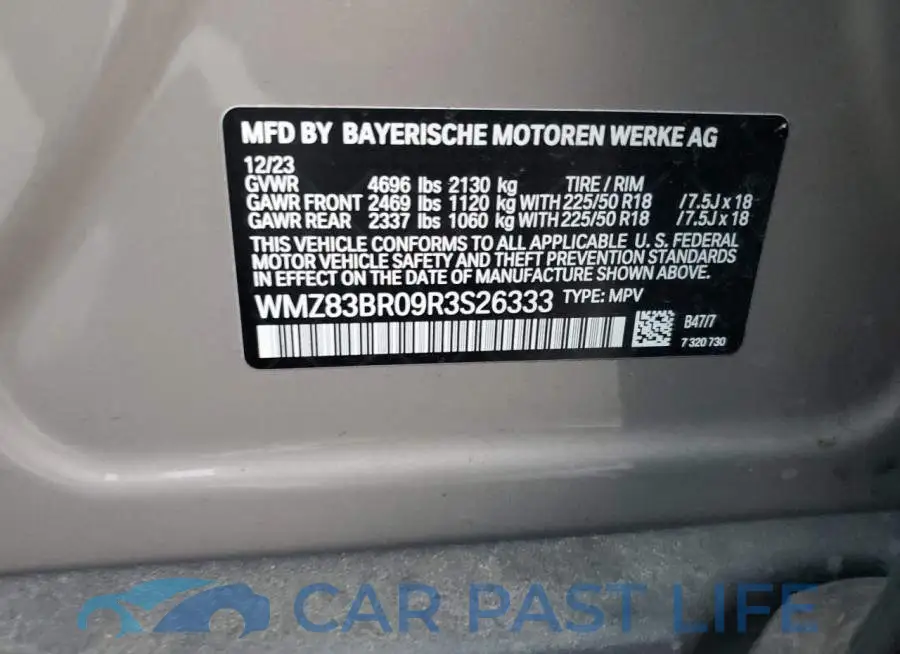 WMZ83BR09R3S26333# 12