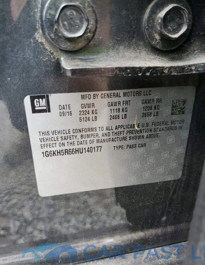 1G6KH5R66HU140177# 12