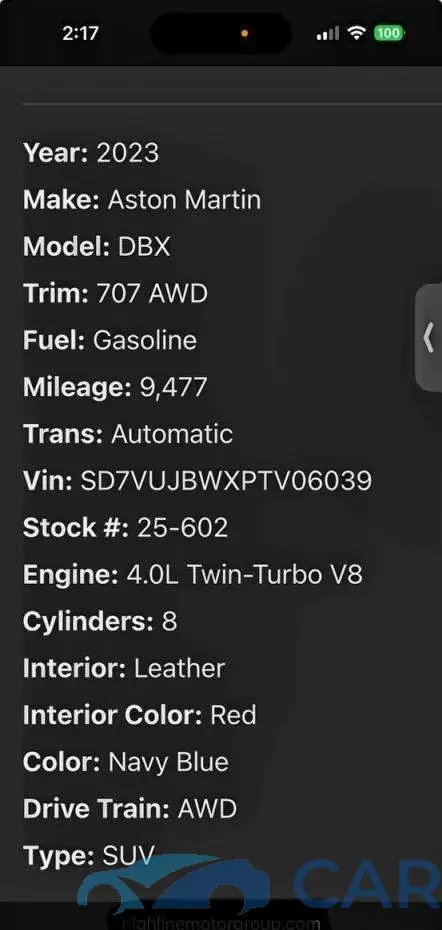 SD7VUJBWXPTV06039# 10