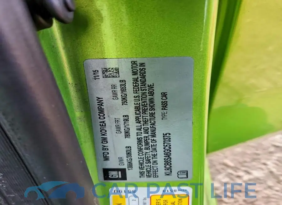KL8CB6SA6GC570375# 12
