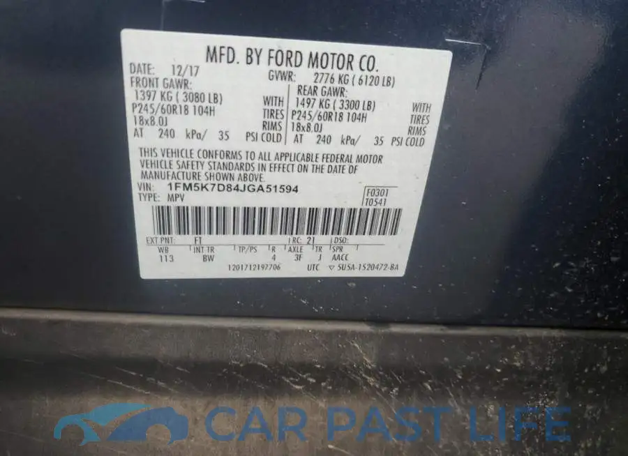 1FM5K7D84JGA51594# 14