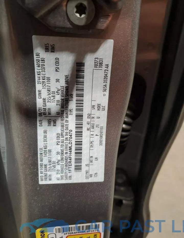 1FTER4FH4MLD70470# 12