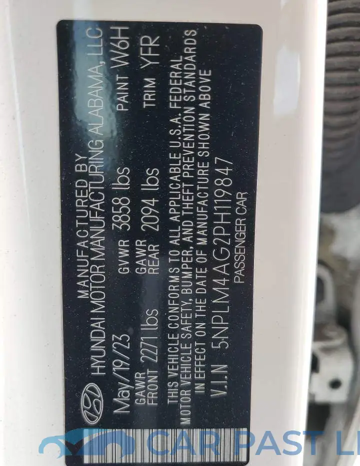 5NPLM4AG2PH119847# 12