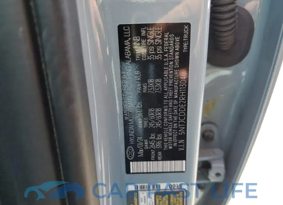 5NTJCDDE2RH113040# 13