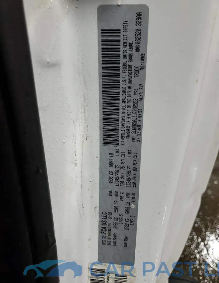 3C6MR5AJ1JG282553# 12
