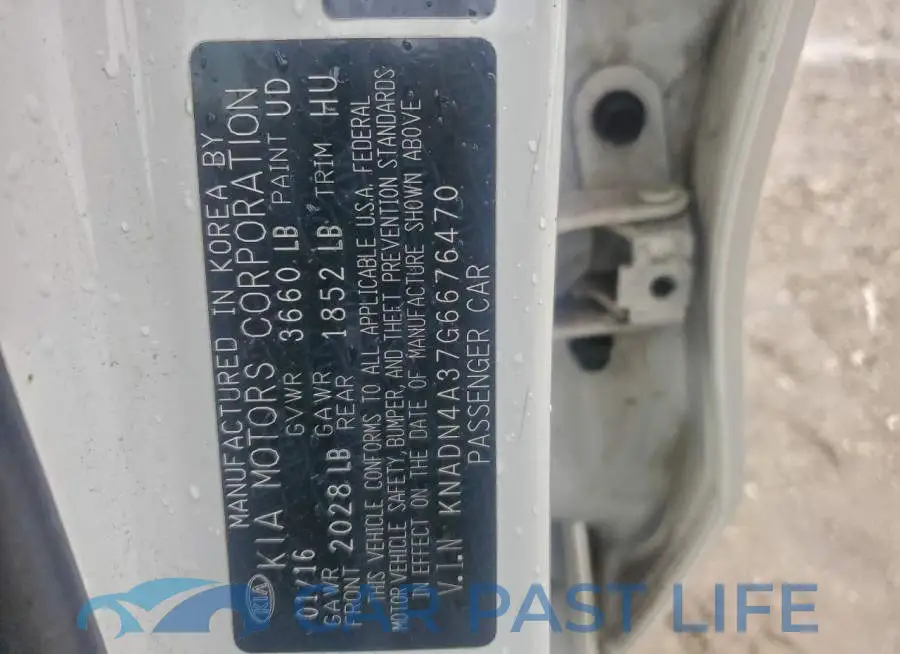 KNADN4A37G6676470# 13
