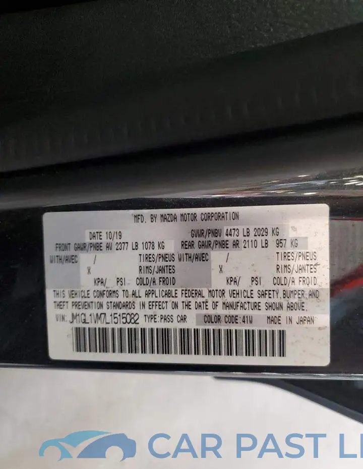 JM1GL1VM7L1515082# 12