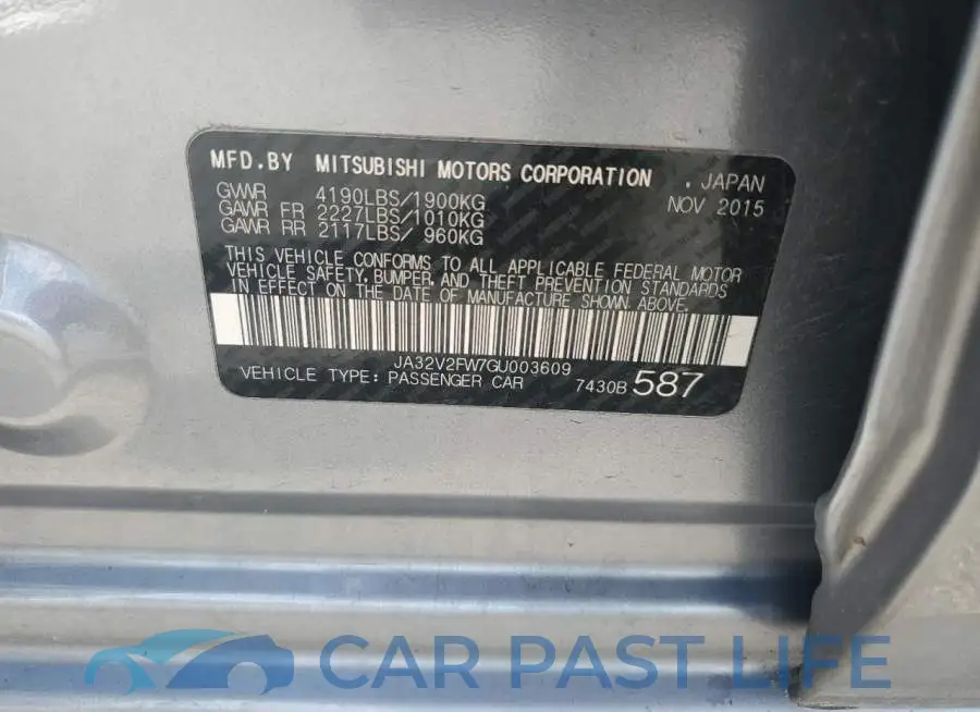 JA32V2FW7GU003609# 13