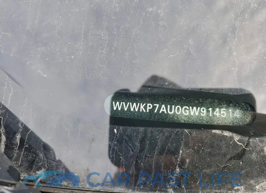 WVWKP7AU0GW914514# 12