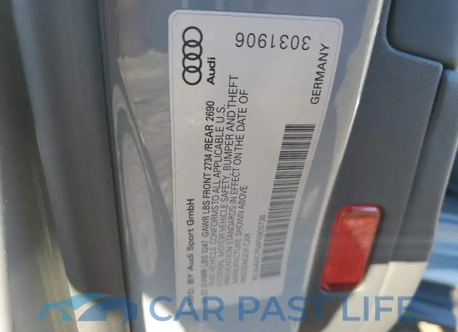 WUAAWCF56PA900738# 12