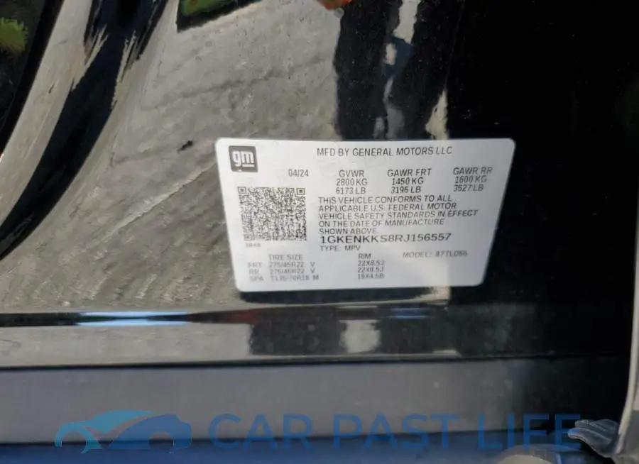 1GKENKKS8RJ156557# 13