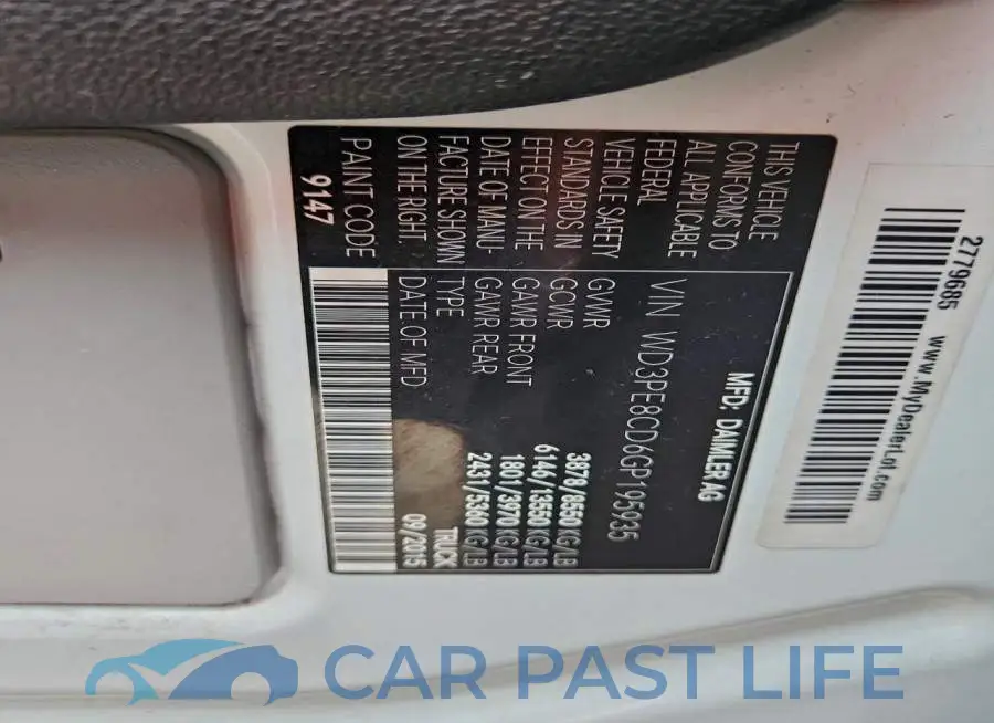 WD3PE8CD6GP195935# 14