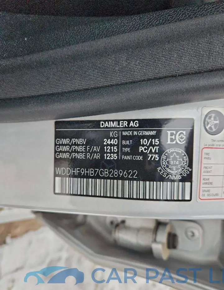 WDDHF9HB7GB289622# 12