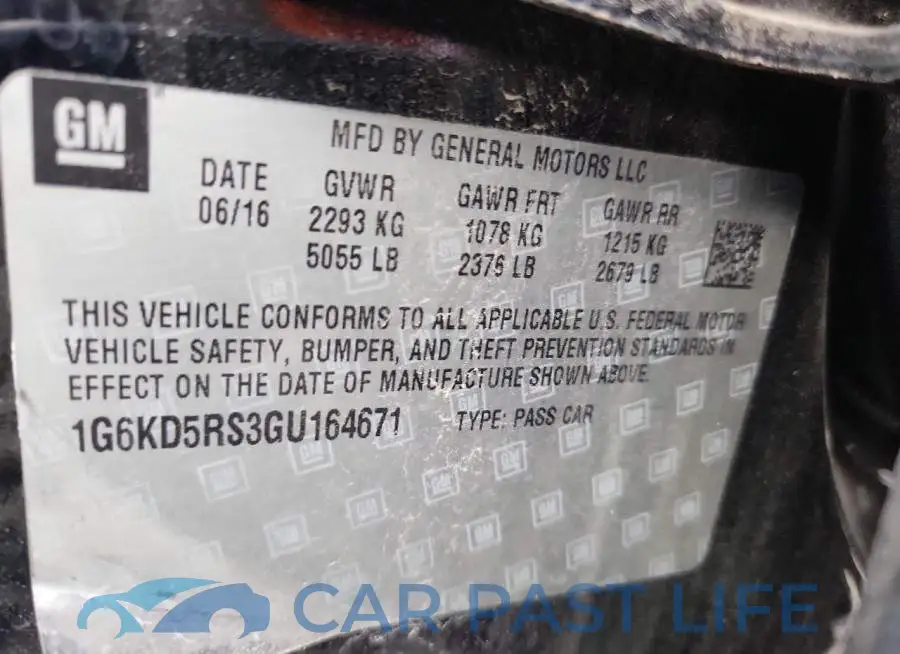 1G6KD5RS3GU164671# 12
