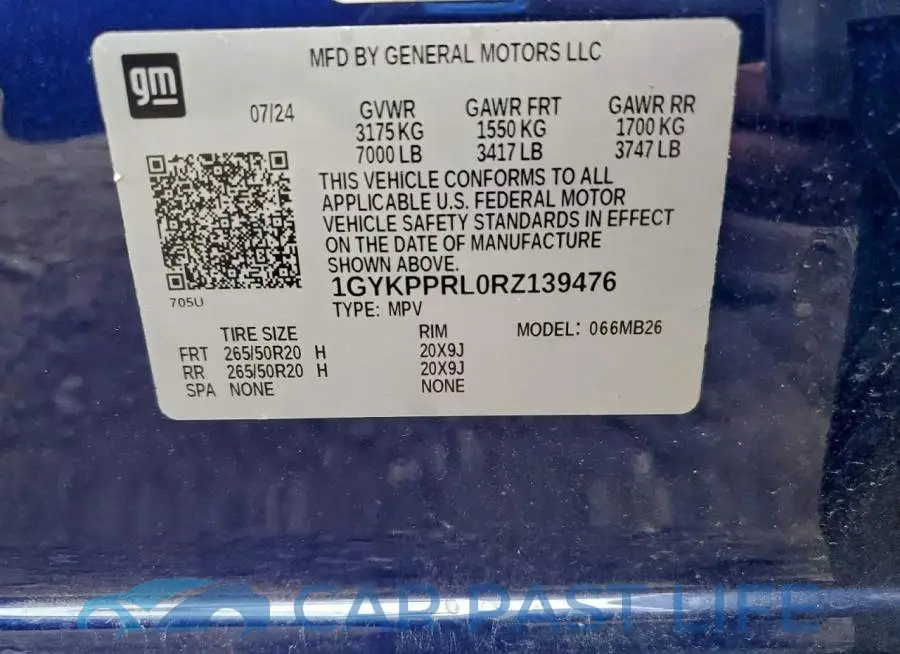 1GYKPPRL0RZ139476# 13