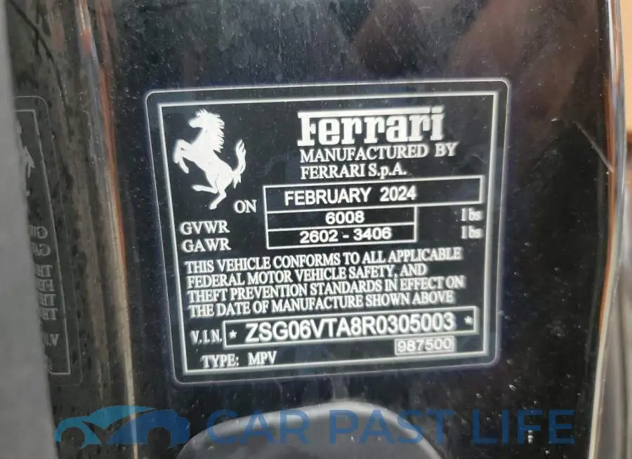 ZSG06VTA8R0305003# 12