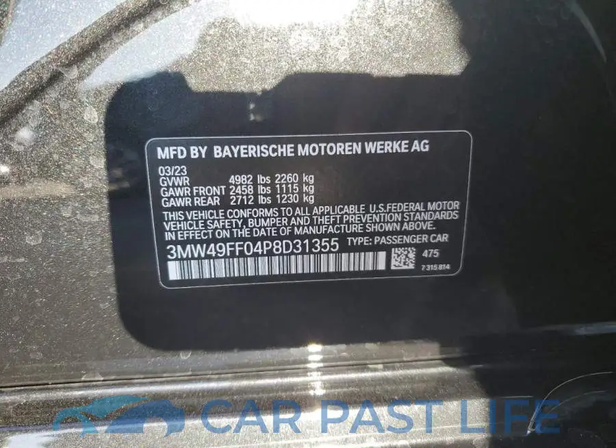 3MW49FF04P8D31355# 12