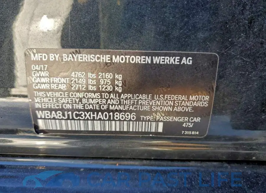 WBA8J1C3XHA018696# 12