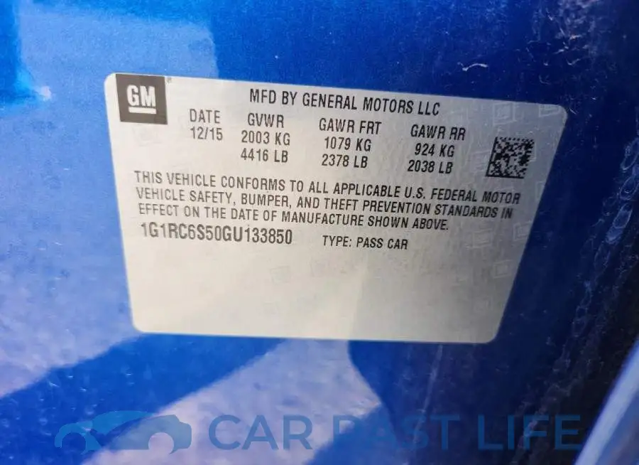 1G1RC6S50GU133850# 12