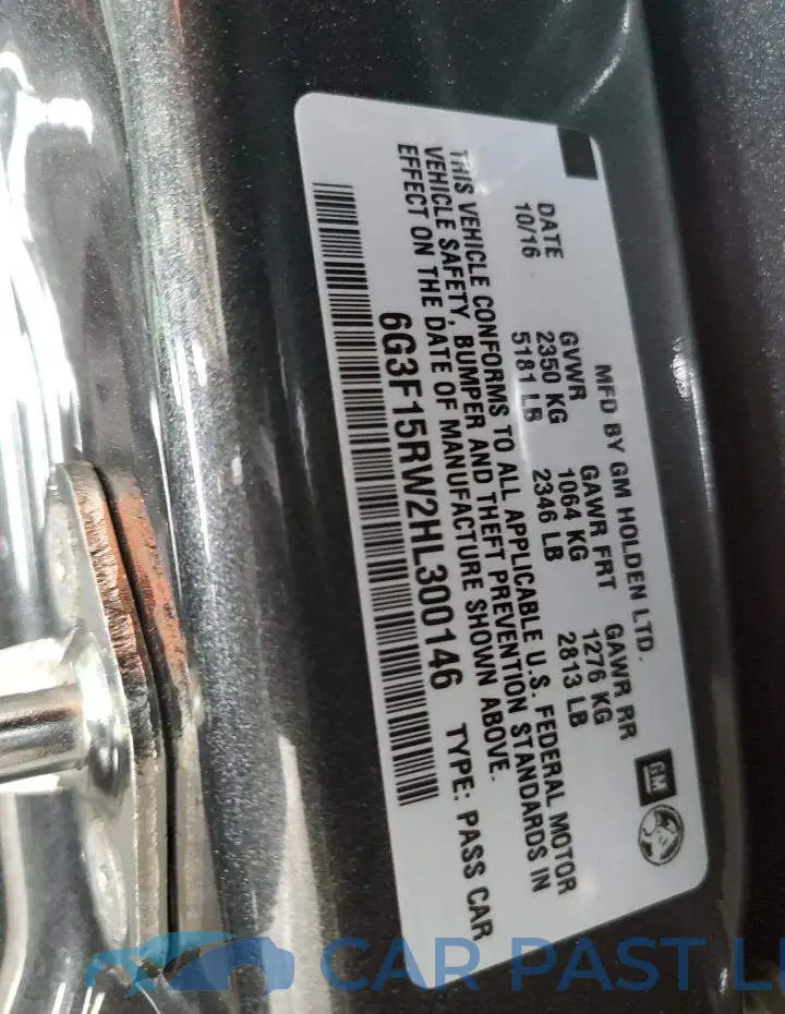 6G3F15RW2HL300146# 12