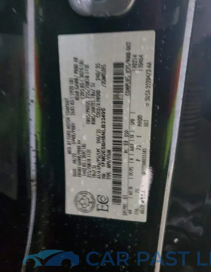 1FMDE5BH8NLB33495# 12