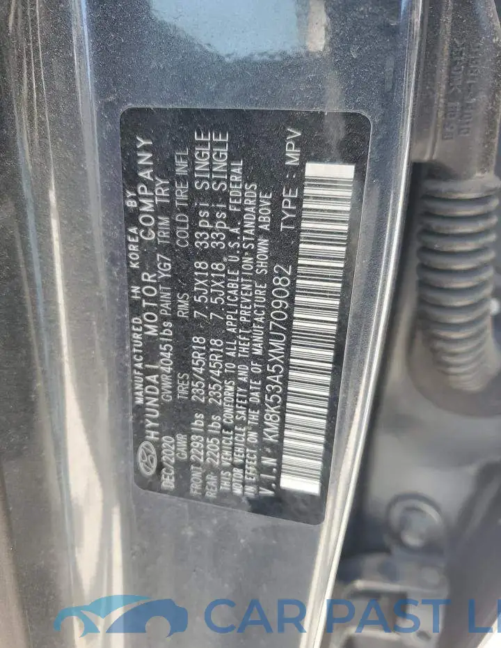KM8K53A5XMU709082# 13
