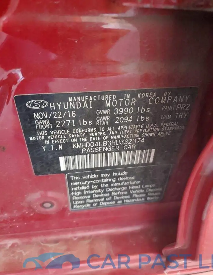 KMHD04LB3HU332374# 12