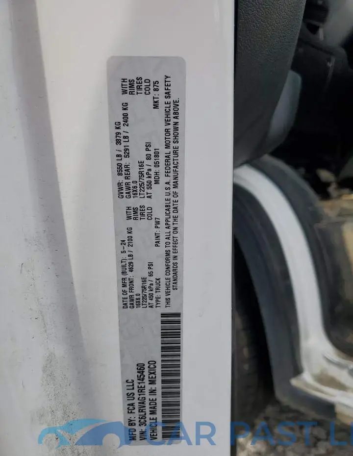 3C6LRVAG1RE145460# 13