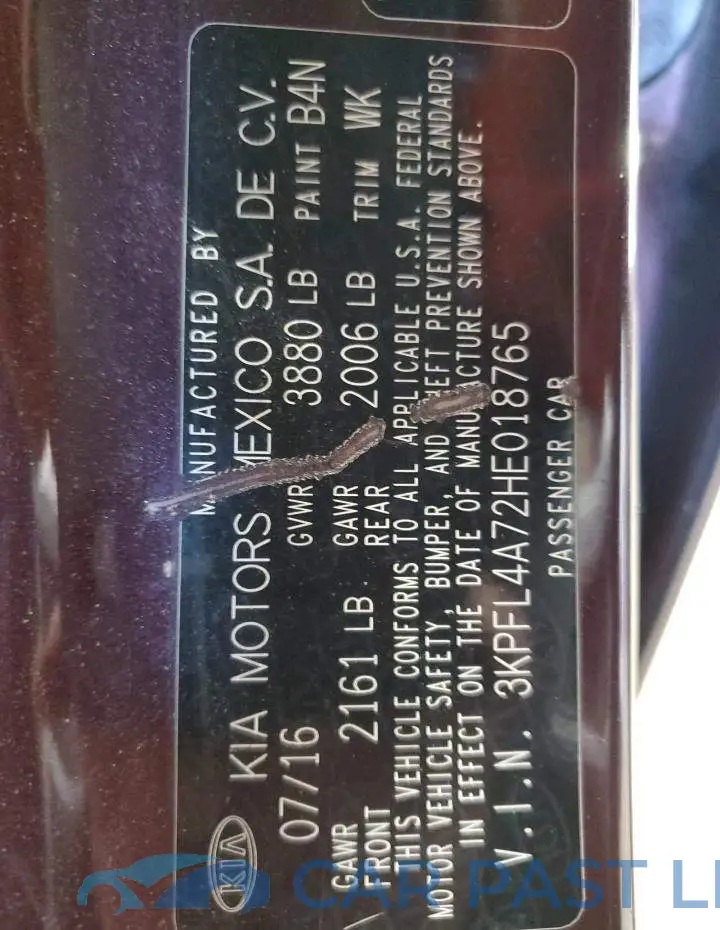 3KPFL4A72HE018765# 12