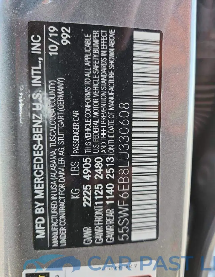 55SWF6EB8LU330608# 12