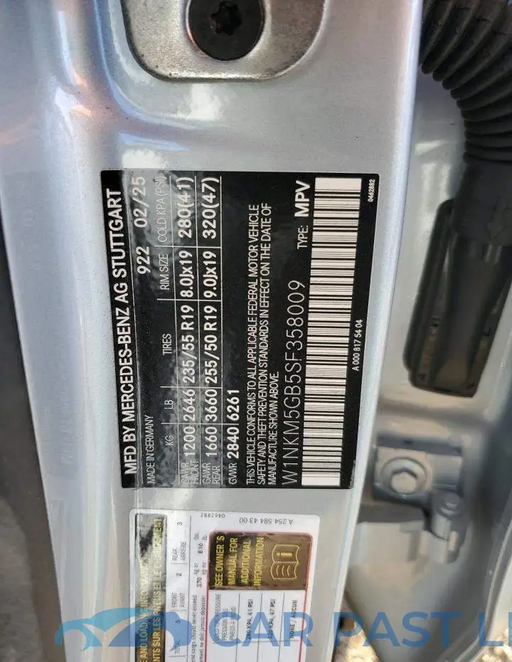 W1NKM5GB5SF358009# 13