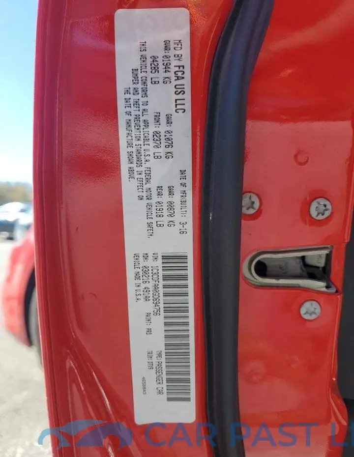 1C3CDFAA0GD694756# 12