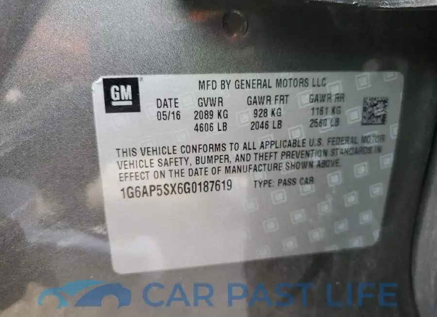 1G6AP5SX6G0187619# 13