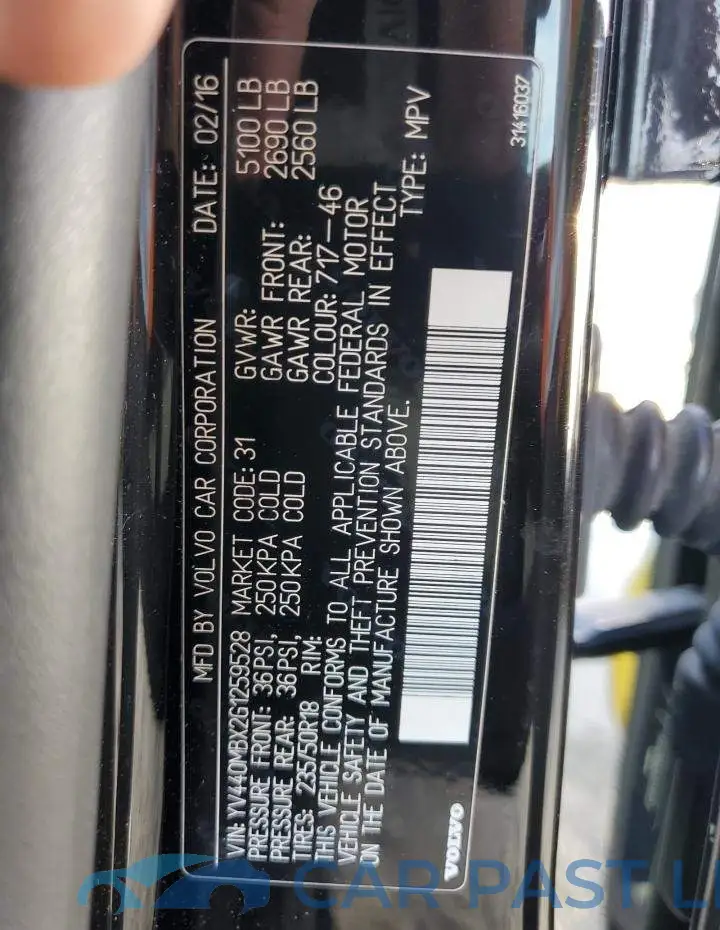 YV440MBX2G1259528# 13