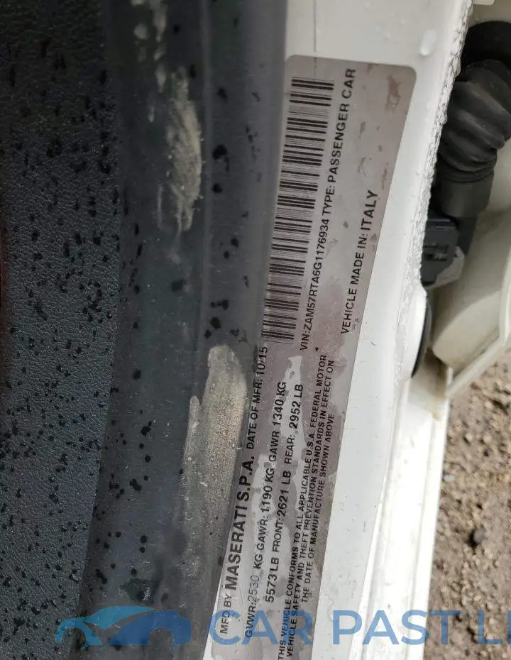 ZAM57RTA6G1176934# 12