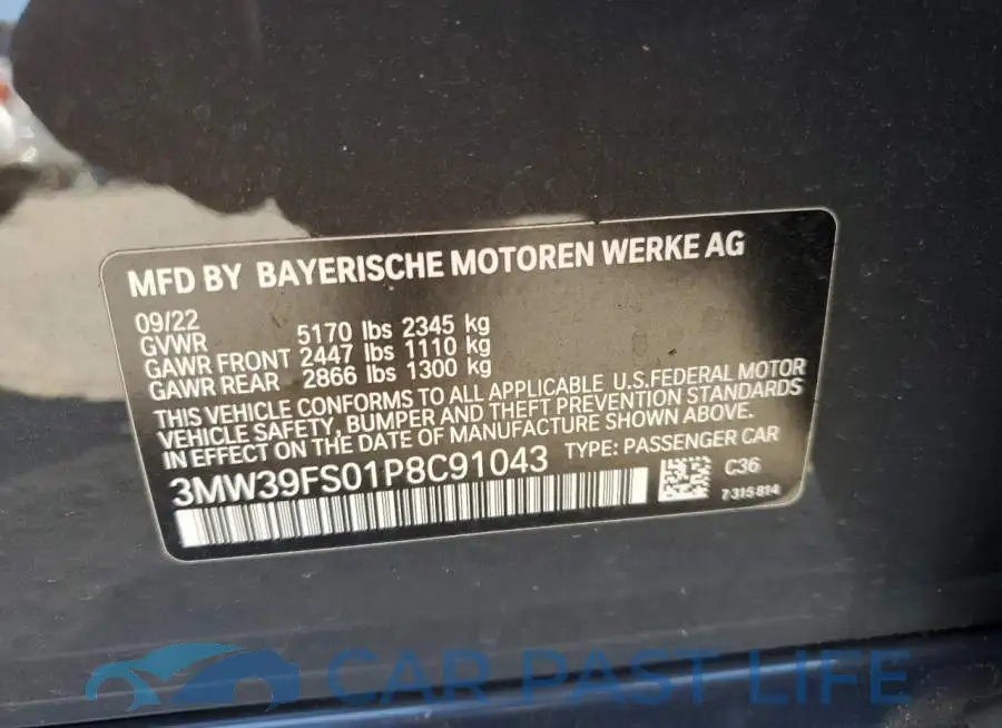 3MW39FS01P8C91043# 12