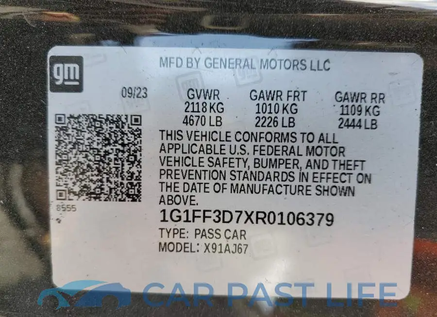1G1FF3D7XR0106379# 12